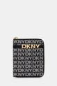 Dkny bőr pénztárca mintás fekete R5215M25