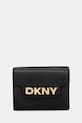 Портмоне Dkny гладка кожа черен R52VKM24