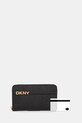 Dkny portfel skórzany R521KM28 czarny