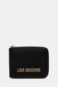 Love Moschino portfel drobny wzór czarny JC5639PP1NLD0000