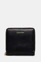 Calvin Klein pénztárca sima fekete LV04F1044G