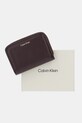 Calvin Klein portfel skórzany LV04F1075G bordowy