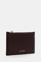 Calvin Klein portfel skórzany LV04F1076G bordowy AW25
