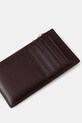 Akcesoria Calvin Klein portfel skórzany LV04F1076G bordowy