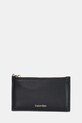 Δερμάτινο πορτοφόλι Calvin Klein λείο δέρμα μαύρο LV04F1076G