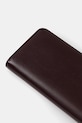 Akcesoria Calvin Klein portfel skórzany LV04F1093G bordowy