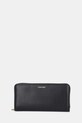 Calvin Klein portfel skórzany skóra licowa czarny LV04F1093G
