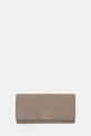 Calvin Klein portfel skórzany skóra licowa beżowy LV04F1098G