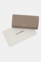 Calvin Klein portfel skórzany LV04F1098G beżowy