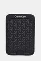Calvin Klein etui na karty skórzane etui na karty czarny LV04F1100G
