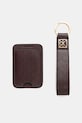Calvin Klein porta carte e portachiavi custodia per carte granata LV04F1101G