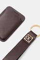 Θήκη κάρτας και μπρελόκ Calvin Klein LV04F1101G μπορντό AW25