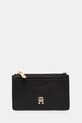 Peňaženka Tommy Hilfiger imitácia kože čierna AW0AW17735