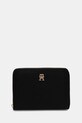 Peněženka Tommy Hilfiger hladký černá AW0AW17741