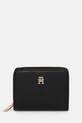 Peněženka Tommy Hilfiger imitace kůže černá AW0AW17742
