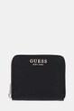 Πορτοφόλι Guess LAUREL απομίμηση λείου δέρματος μαύρο SWBG74.59137