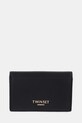 Twinset portfel imitacja skóry licowej czarny 252TL8013