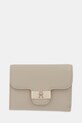 Гаманець Tommy Hilfiger імітація лицьової шкіри бежевий AW0AW18034