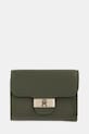 Tommy Hilfiger portfel imitacja skóry licowej zielony AW0AW18034
