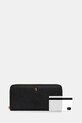 Δερμάτινο πορτοφόλι Trussardi I042E000073N μαύρο