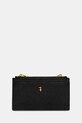 Δερμάτινο πορτοφόλι Trussardi λείο δέρμα μαύρο I040E000071N