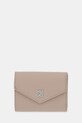 Πορτοφόλι HUGO Chris 2.0 FlapWallet απομίμηση λείου δέρματος μπεζ 50547914