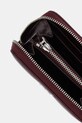 Akcesoria Tory Burch portfel skórzany Kira Diamond Quilt 174397.500 bordowy