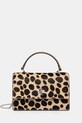 Tory Burch torebka skórzana Kira Haircalf Mini skóra licowa beżowy 174399.250