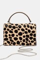 Akcesoria Tory Burch torebka skórzana Kira Haircalf Mini 174399.250 beżowy