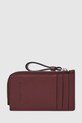 Δερμάτινο πορτοφόλι Karl Lagerfeld A4W32024 μπορντό AW25