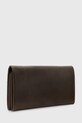 Akcesoria AllSaints portfel skórzany HARLUNA W208XD brązowy