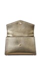 Usnjena torbica Lauren Ralph Lauren zlata 431P02413