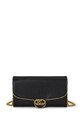 Кожаный кошелек Lauren Ralph Lauren кожа чёрный 432964153