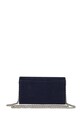 Akcesoria Lauren Ralph Lauren kopertówka zamszowa 432980761 granatowy