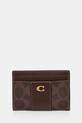 Coach etui na karty etui na karty brązowy CBY80