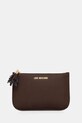 Denarnica Love Moschino Imitacija zrnatega usnja rjava JC5314PP0NKD0313