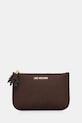Love Moschino portfel imitacja skóry licowej brązowy JC5314PP0NKD0313