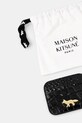 Akcesoria Maison Kitsuné etui na karty skórzane Edie Cardholder OW05700LR0045 czarny