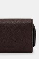 Akcesoria GANNI portfel Card Holder With Flap Grained A7279 brązowy