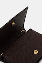 GANNI portafoglio Card Holder With Flap Grained marrone A7279
