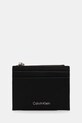 Кожаный кошелек Calvin Klein кожа чёрный LV04D1044G