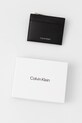 Шкіряний гаманець Calvin Klein чорний LV04D1044G