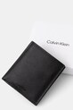 Calvin Klein bőr pénztárca fekete LV04D1034G