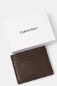 Αξεσουάρ Δερμάτινη θήκη για κάρτες Calvin Klein LV04D1100G καφέ