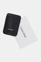 Akcesoria Calvin Klein etui na karty skórzane LV04F1070G czarny