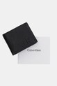 Δερμάτινο πορτοφόλι Calvin Klein LV04G1072G μαύρο