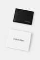 Accesorii Calvin Klein card holder din piele LV04D1104G negru