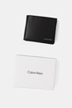 Шкіряний гаманець Calvin Klein чорний LV04D1103G