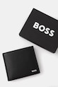 Kožená peněženka BOSS černá 50546152