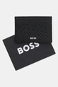 Kožené pouzdro na karty BOSS černá 50548817